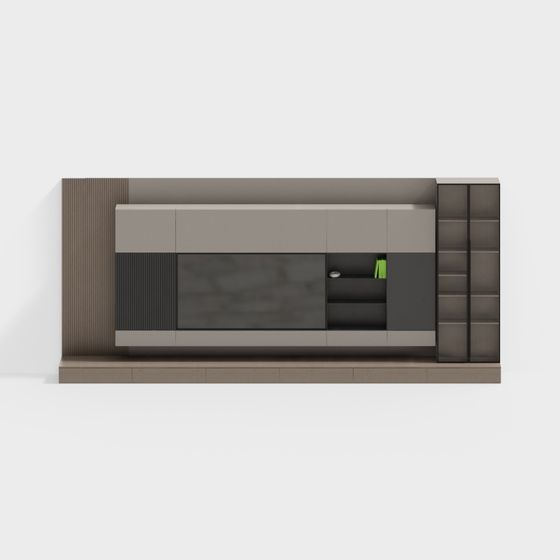 Stylish Urban TV Cabinet 3D model for Modern Interiors