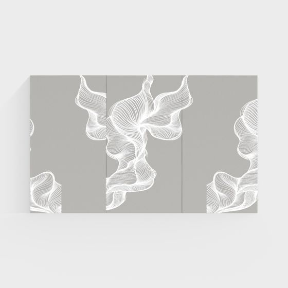 Radiant Flow 3D Model - Low Poly Design