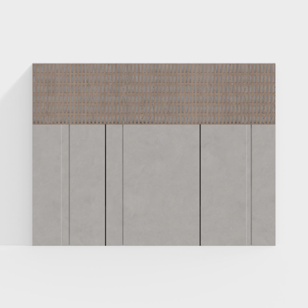 Ancient style bedside background wall