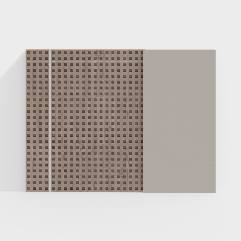 Modern bedside background wall