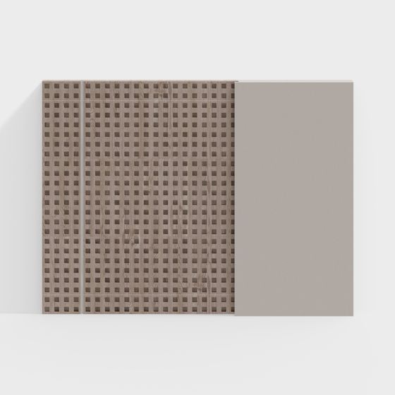 Unique Low-Poly Grid Screen 3D model