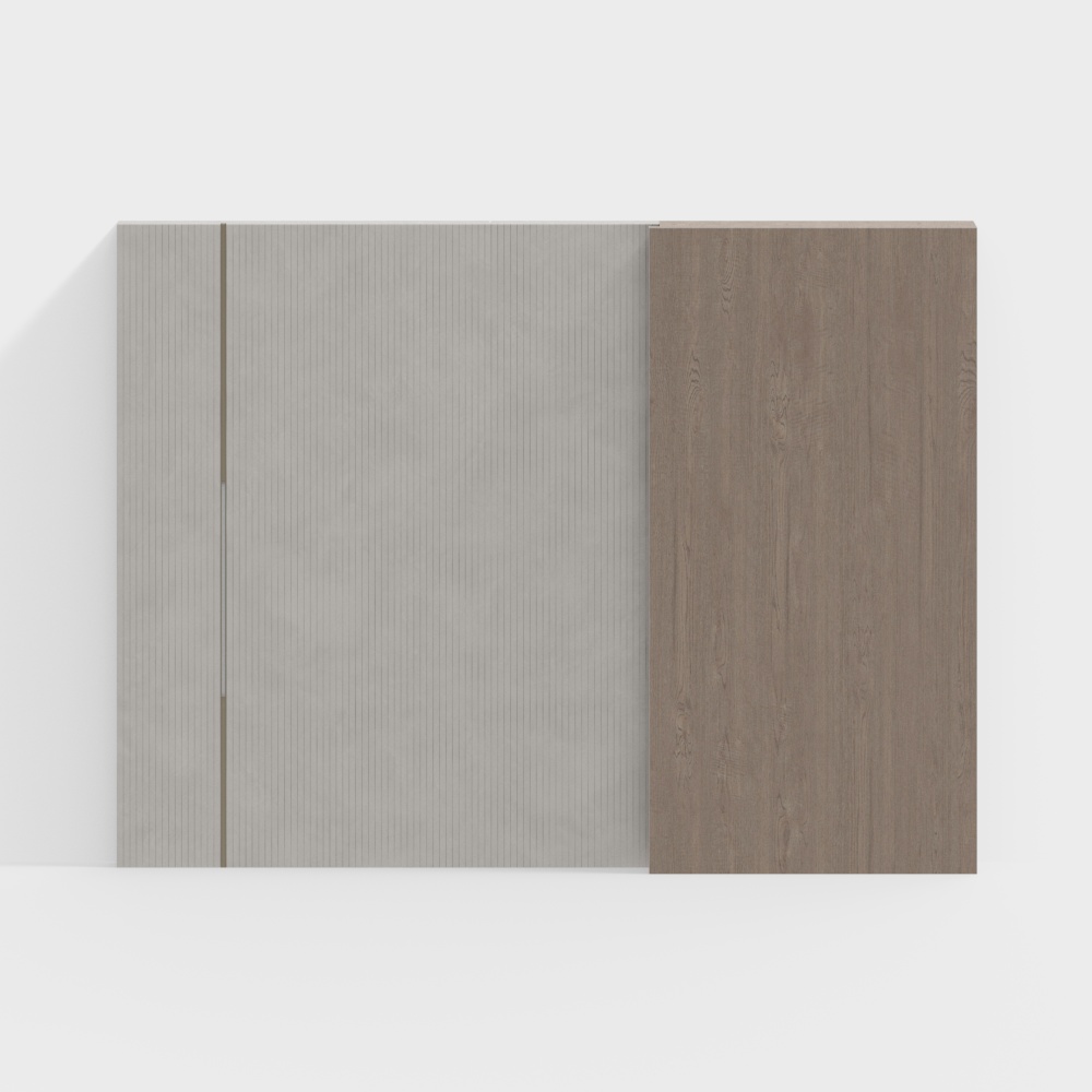 Modern bedside background wall