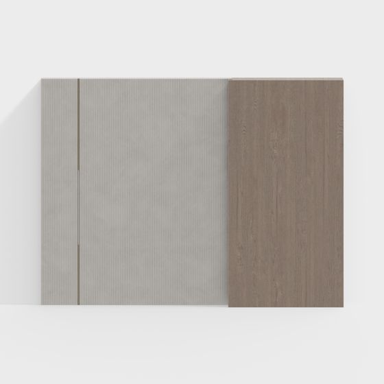 Stylish Double-Sided Door 3D Model