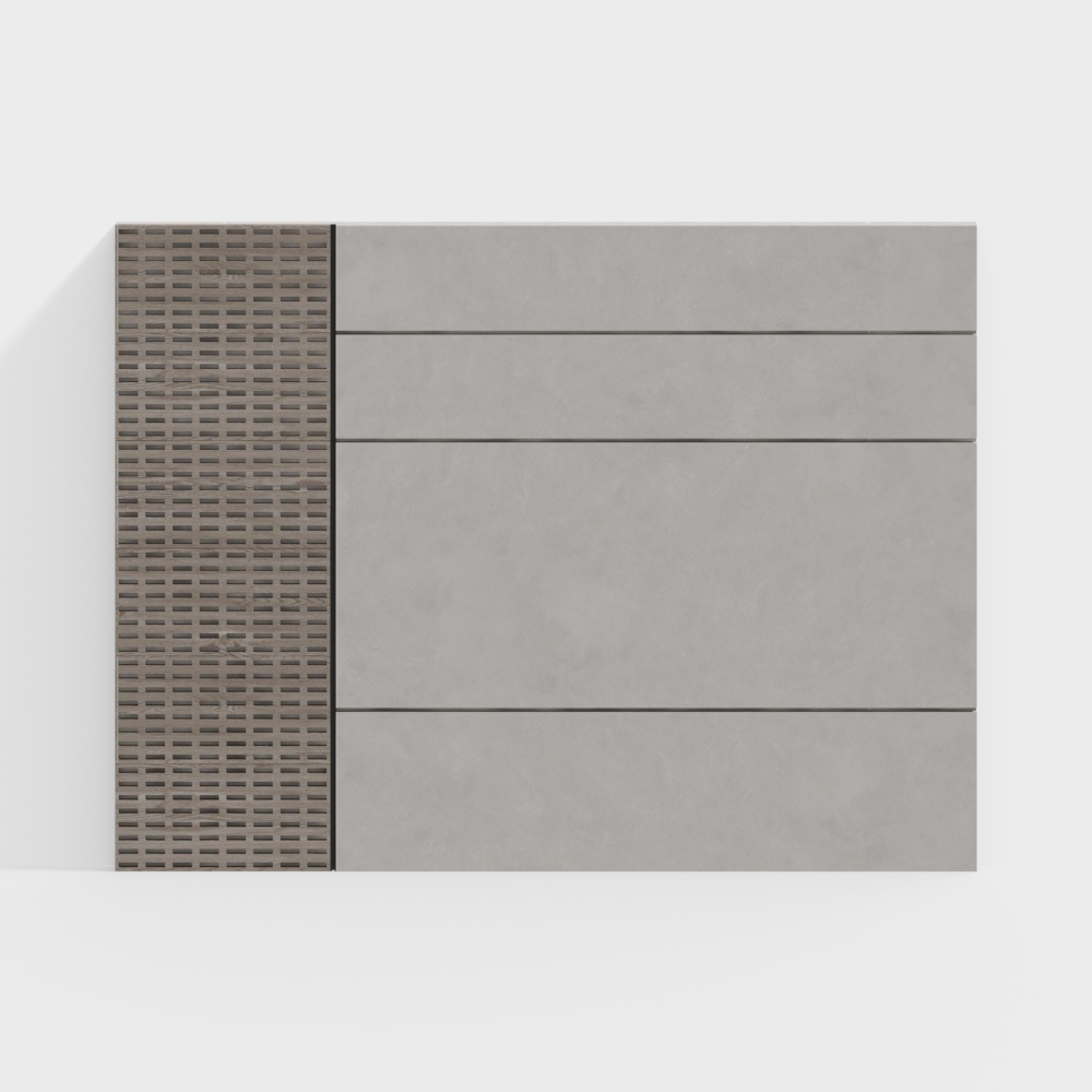 Ancient style bedside background wall