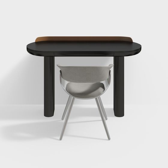 Urban Corner Dining Table and Chair 3D model