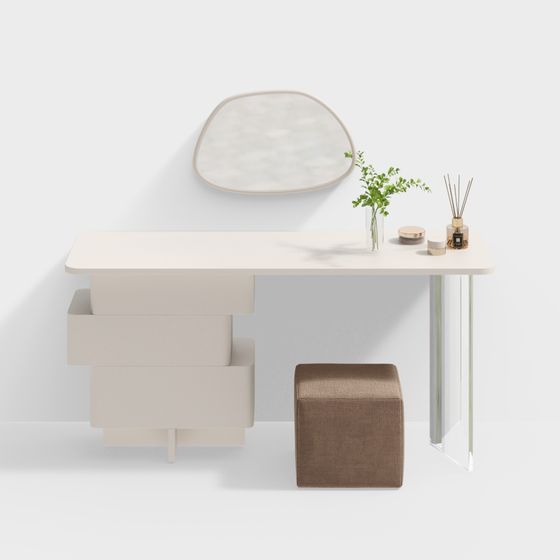 Urban Elegance Desk 3D model