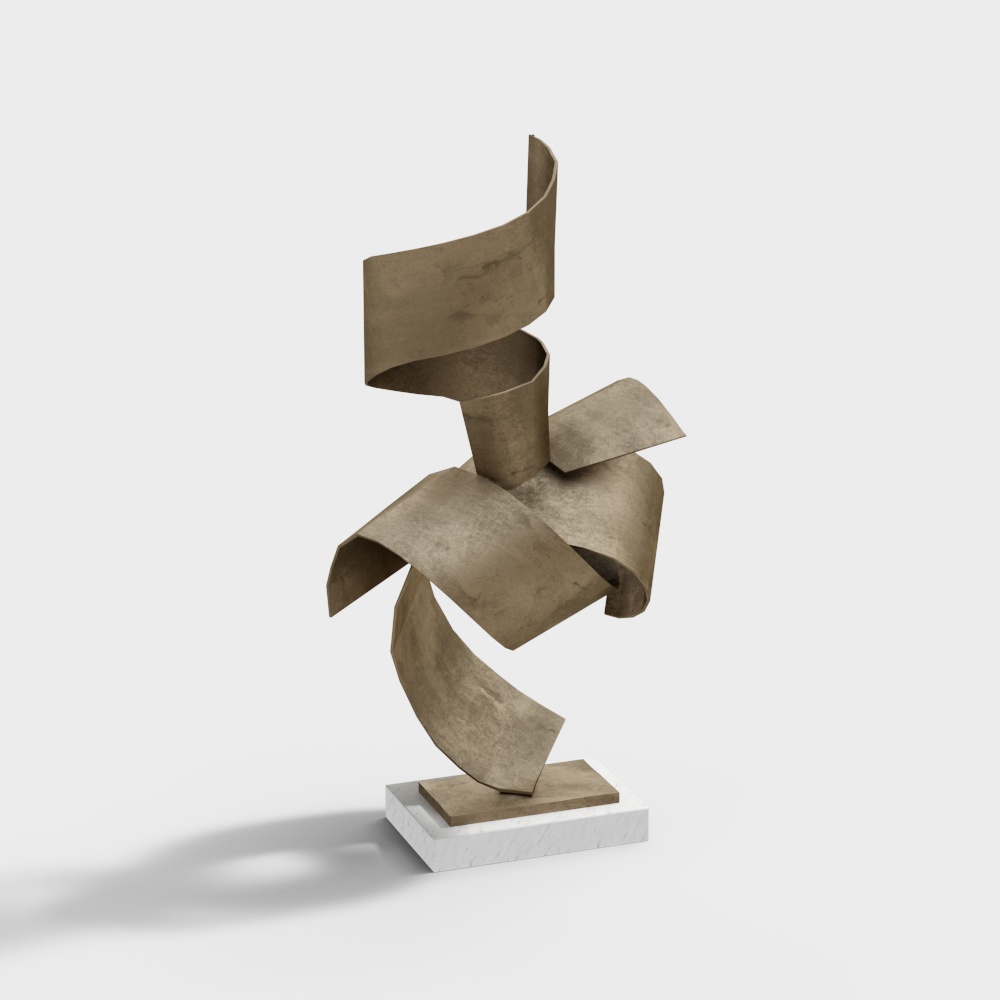 Streamlined Sculpture 3D Model