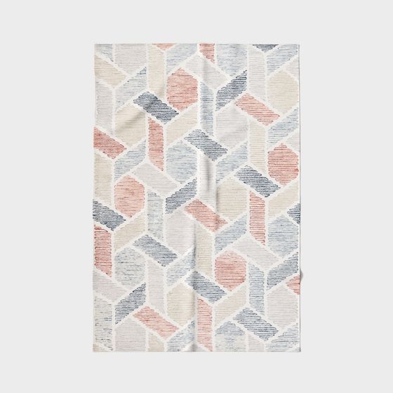 Colorful Geometric 3D Carpet Model