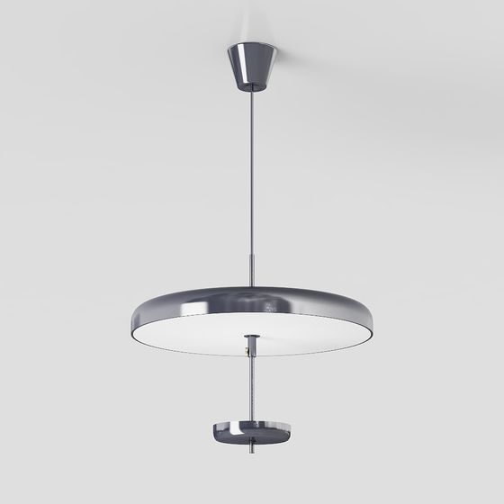Contemporary Low Poly Pendant Light 3D model