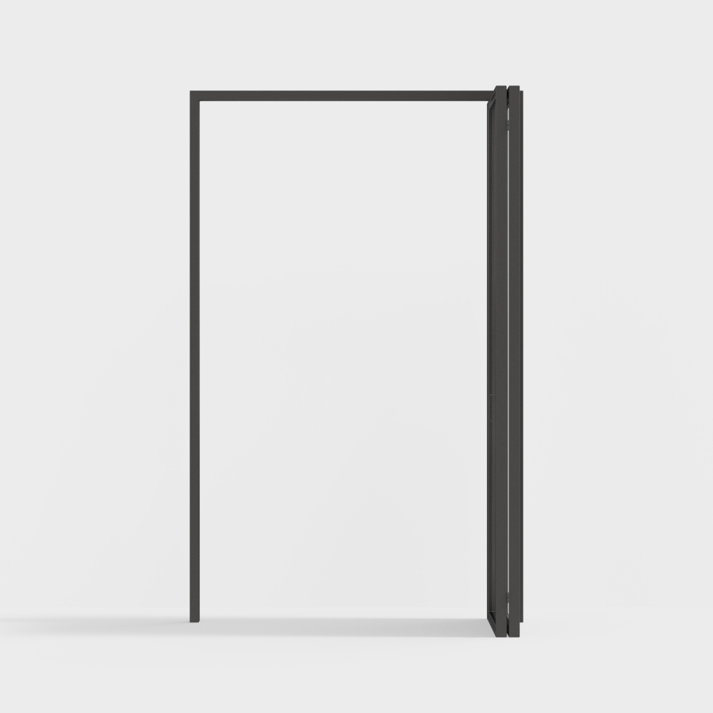 Cửa kính gập vào bếp