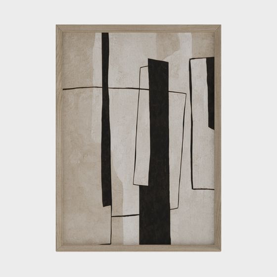 Abstract Geometric Art 3D Model