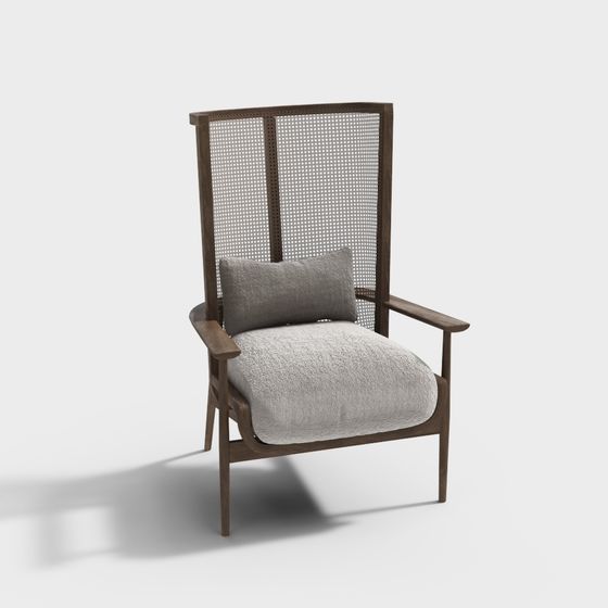 Cozy Reading Chair 3D model