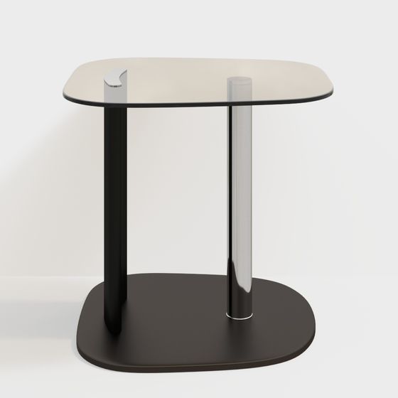 Stylish Urban Corner Side Table 3D model