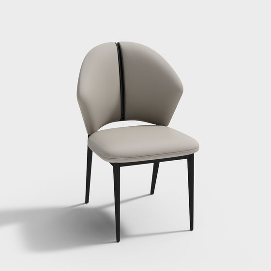 Streamlined Elegant Chair 3D model