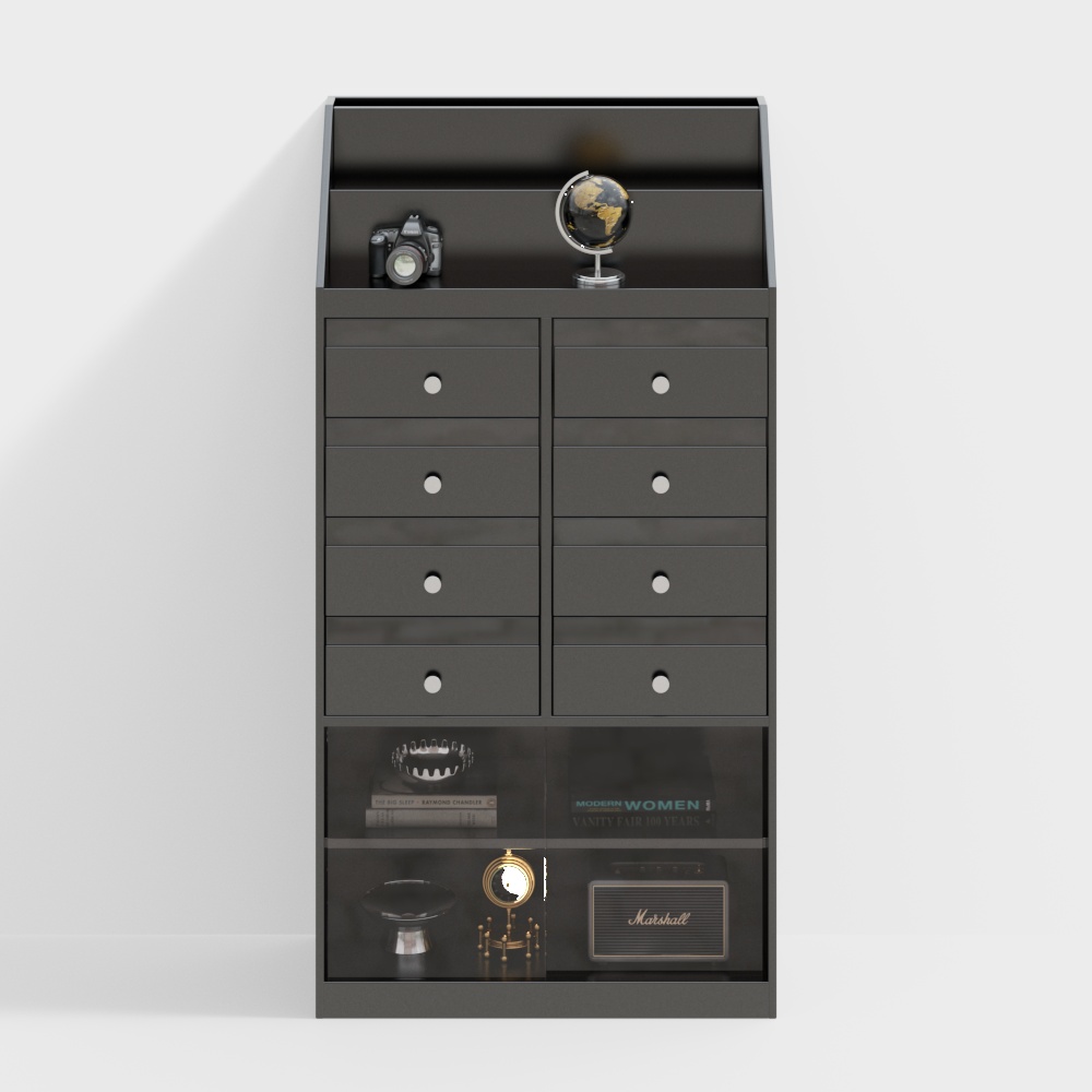 Modern bucket cabinet