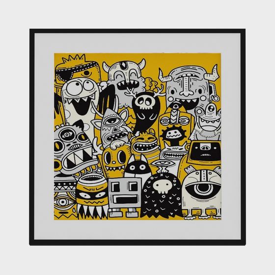 Monster Party 3D model