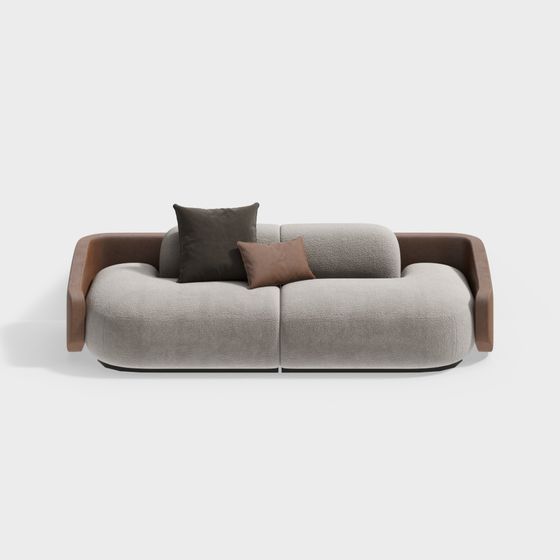 Modern Minimalist Sofa 3D model