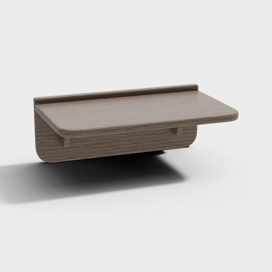 Floating Wood Table 3D model for Various Creative Uses