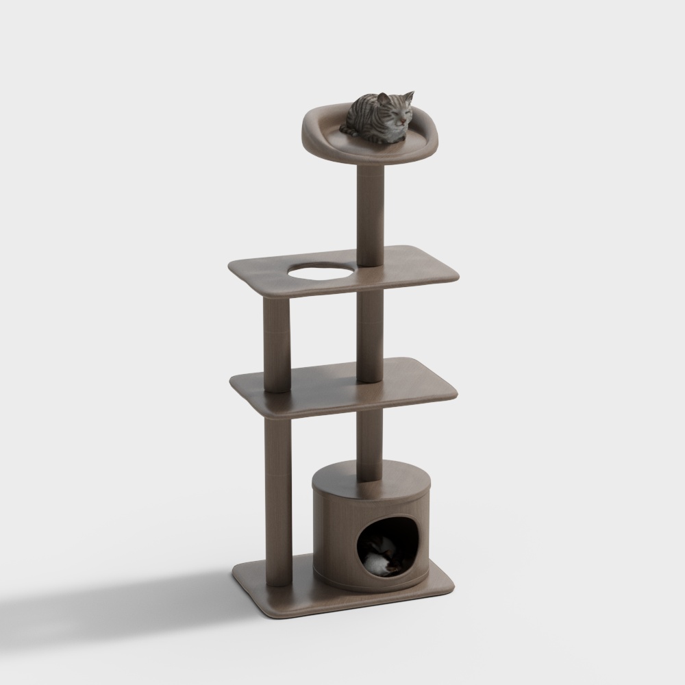 Khung leo của mèo hiện đại