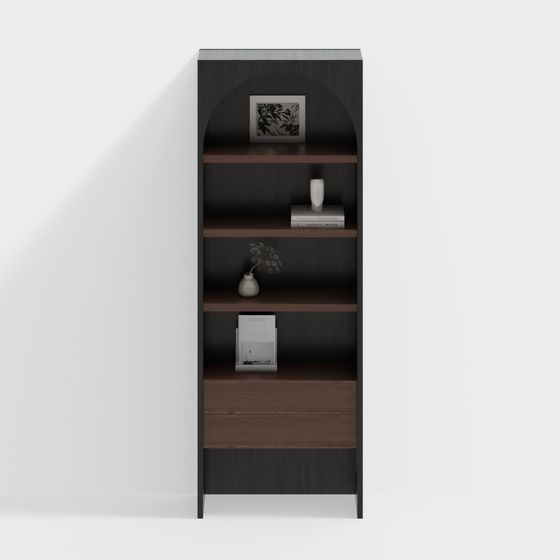 Urban Elegance Bookshelf 3D model