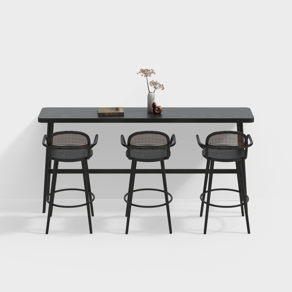 Modern bar chair set