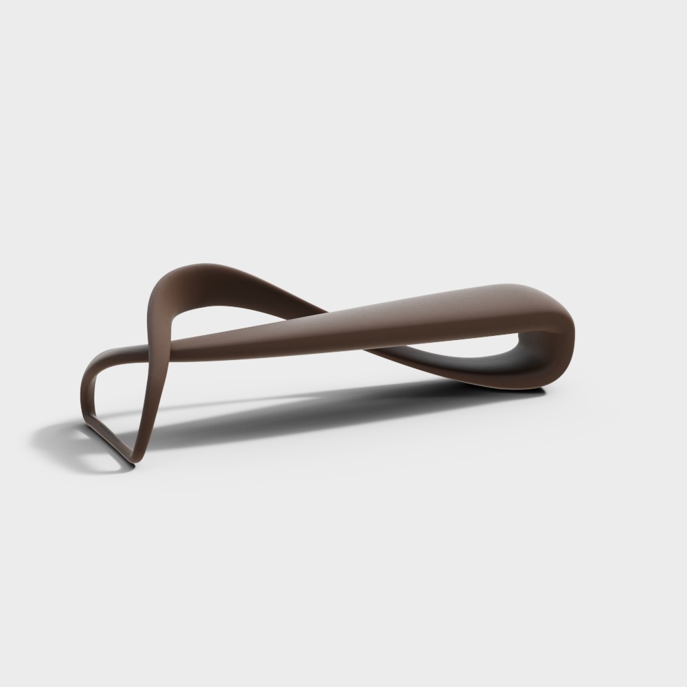 모던한 경량 비정형 벤치