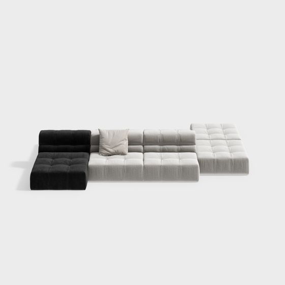 Urban Comfort Sofa 3D model