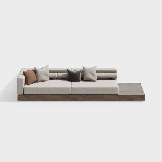 Urban Comfort 3D model Sofa for Modern Living Spaces