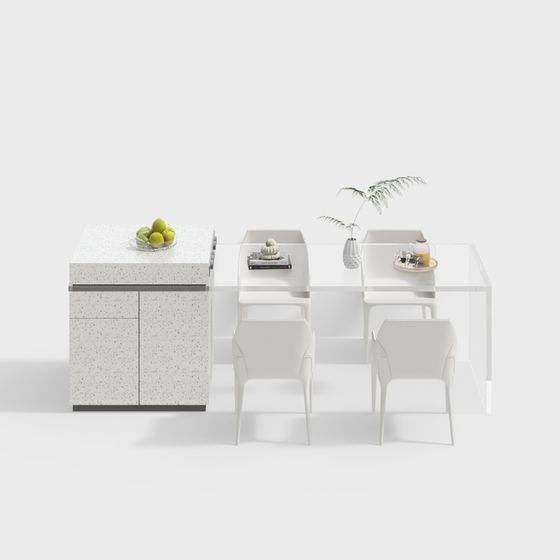 Urban Retreat Dining Table 3D model