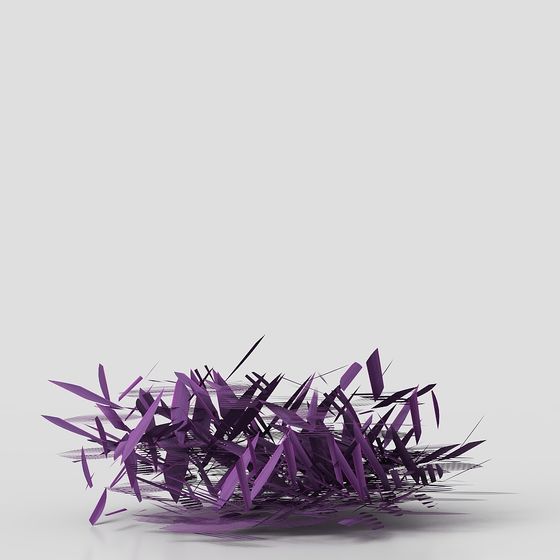 Low-Poly Broken Crystal 3D Model