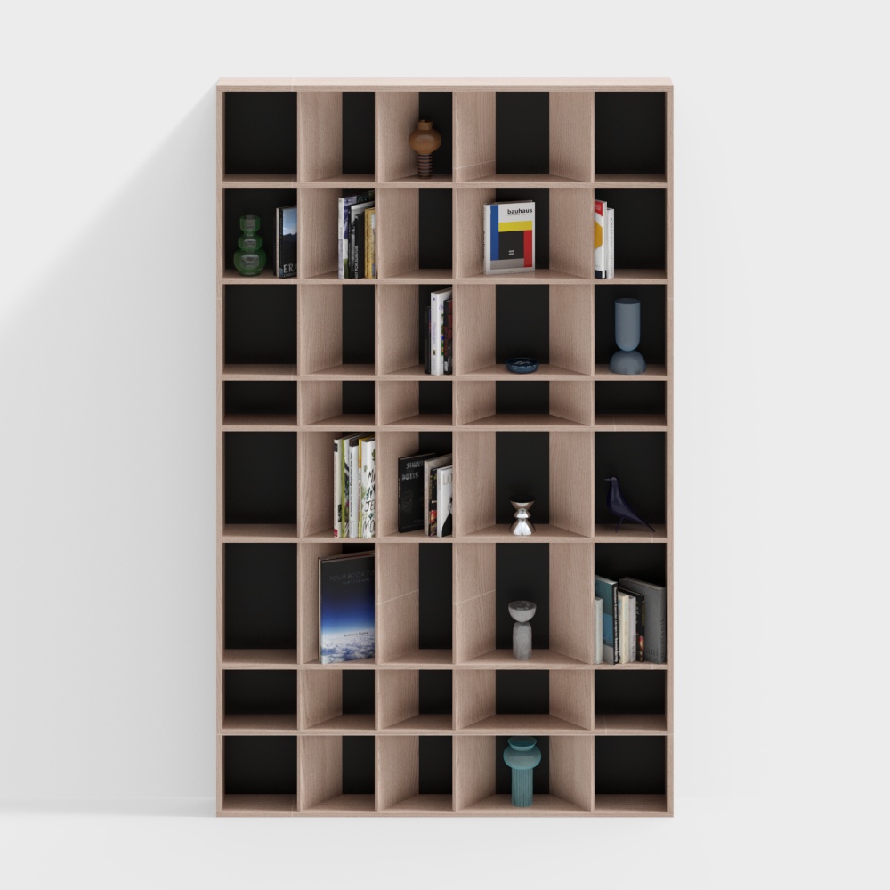 ชั้นวางหนังสือโบราณ