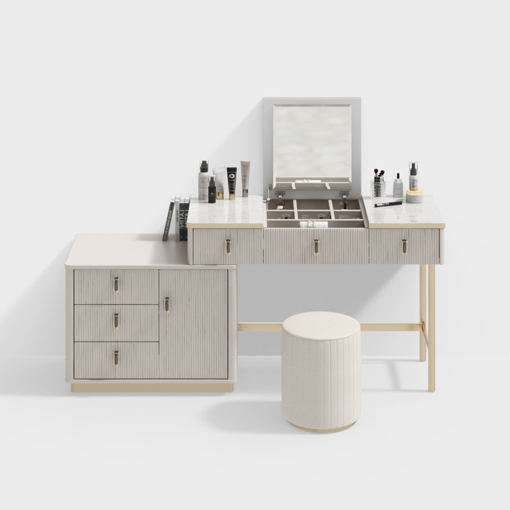 Commode à clapet de luxe léger moderne