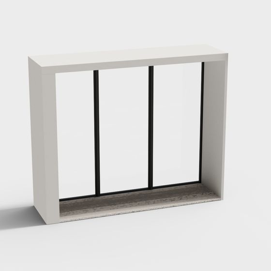 City Window 3D model for Modern Architecture