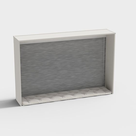 Fenêtre en saillie de salon moderne style crème