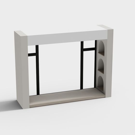 Cửa sổ vòng cung phòng ngủ hiện đại