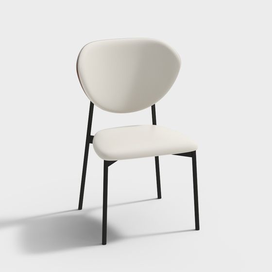 Stylish Minimalist Chair 3D model
