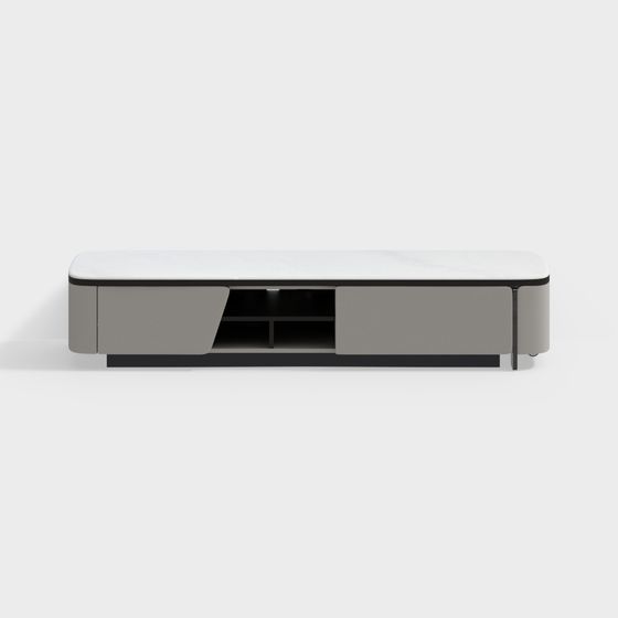 Modern Minimalist TV Cabinet 3D model