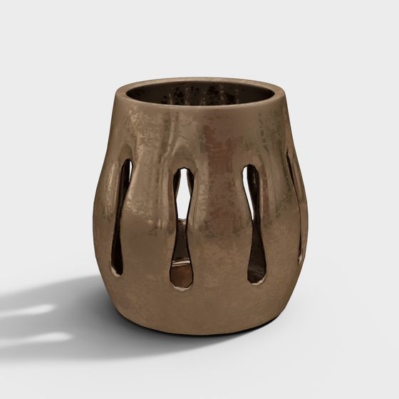 Artistic Hollow Vase 3D model