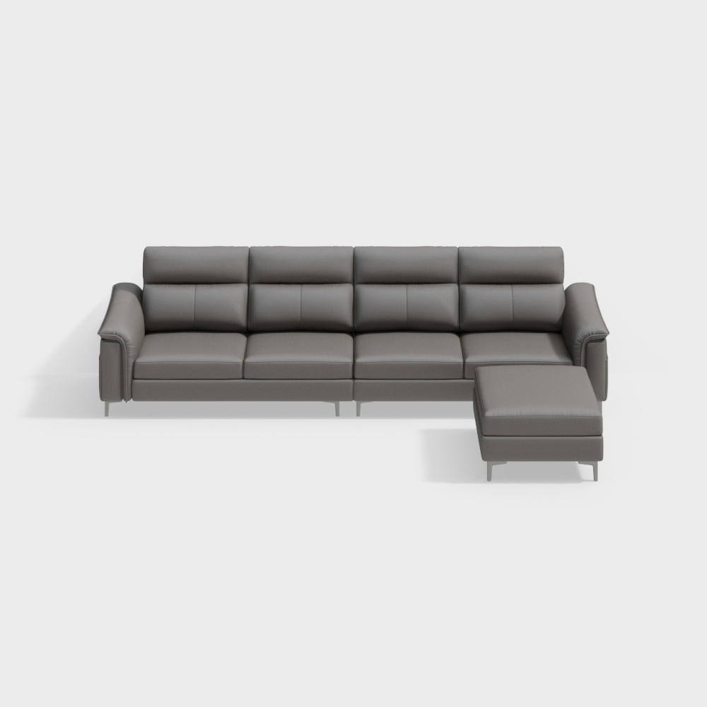 3.5m leather sofa large 4+ steps