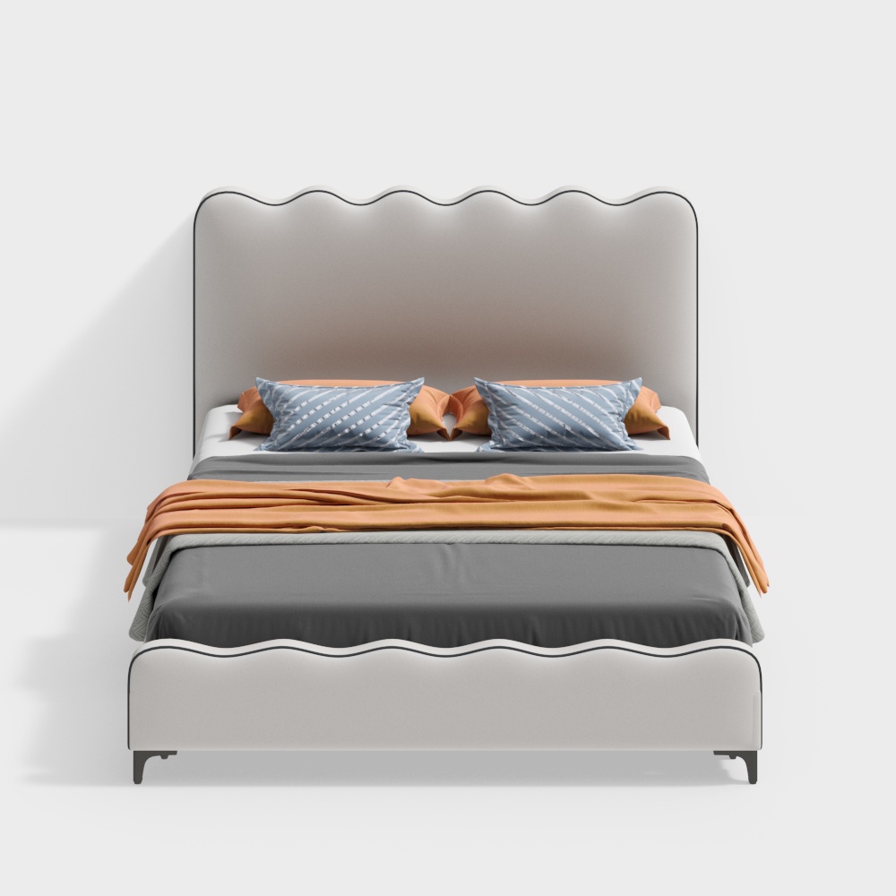 1.35m leather bed for children - 1.2m is optional
