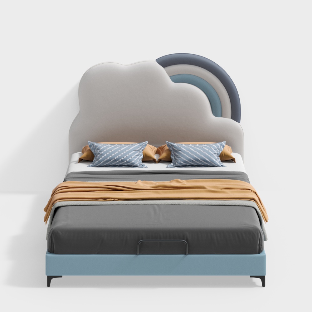 1.35m leather bed for children - 1.2m is optional