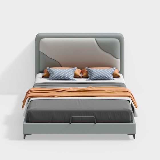Urban Comfort Bed 3D model