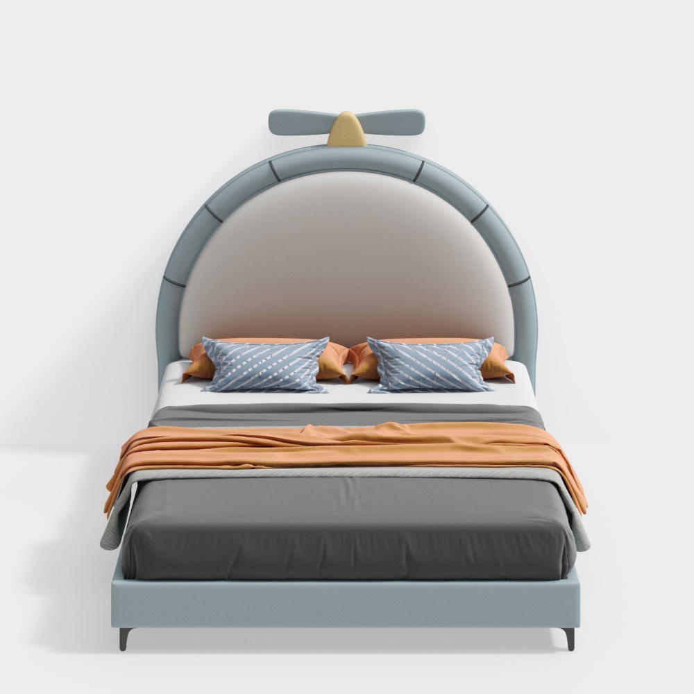 1.35m leather bed for children - 1.2m is optional
