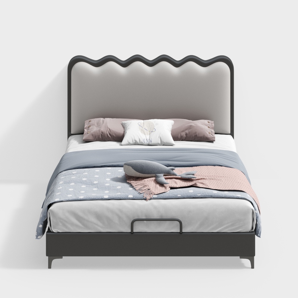 เตียงหนังสำหรับเด็กขนาด 1.35 เมตร - ขนาด 1.2 เมตรเป็นตัวเลือก