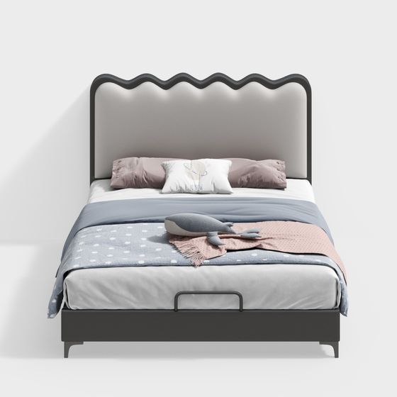 เตียงหนังสำหรับเด็กขนาด 1.35 เมตร - ขนาด 1.2 เมตรเป็นตัวเลือก