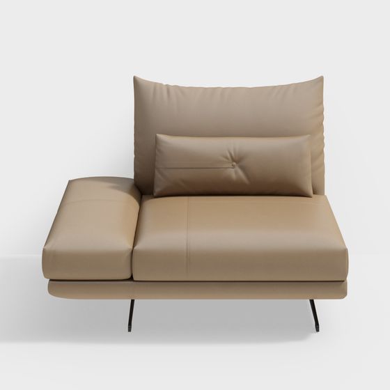 Modern Minimalist 3D Sofa Model