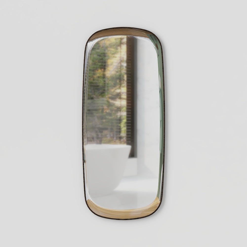 Poliform AUDREY mirror175 Fitting mirror with wood