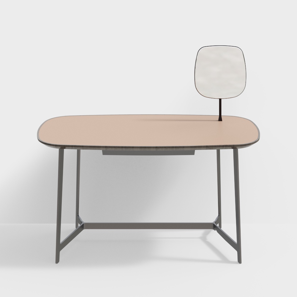 Poliform MATHIEU Brown iron desk