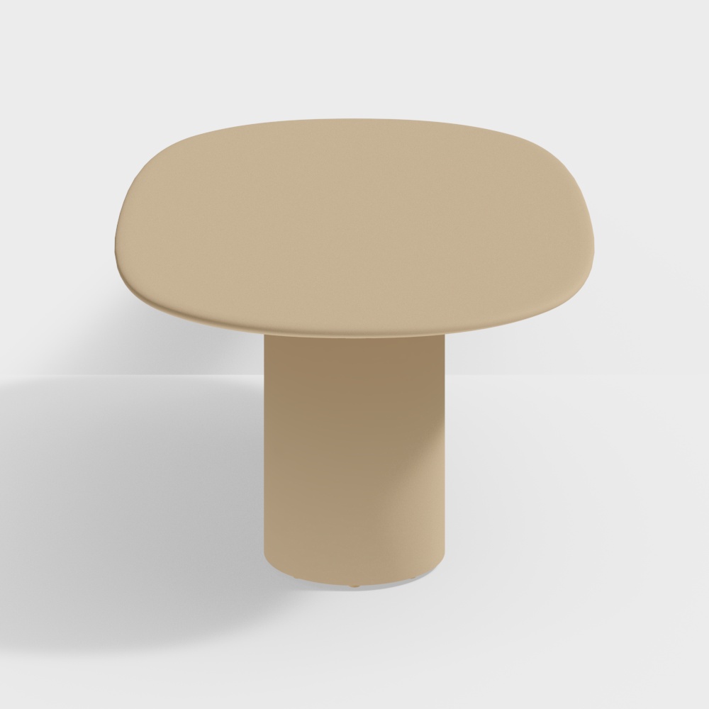 Mesa de comedor de madera simple de Arper