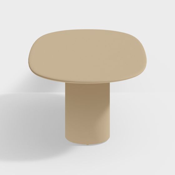 Arper 간단한 목재 다이닝 테이블